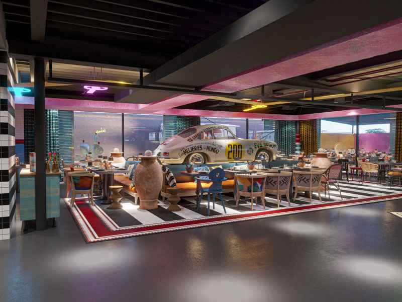 EL CARRITO Bar y Cocina Panamericana stylisches Restaurant in der